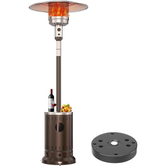 50,000 BTU Propane Patio Heater with Wheels