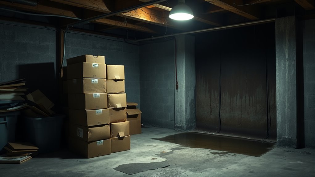 proper basement item placement