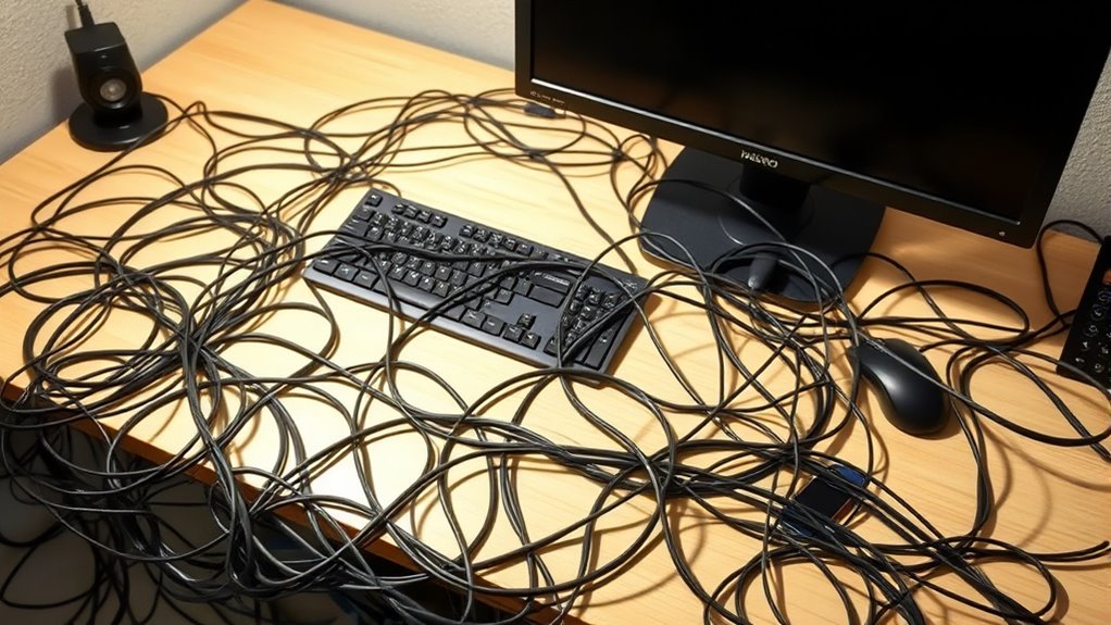 proper cable length and labeling