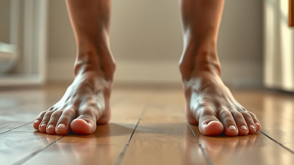 proper foot alignment and support