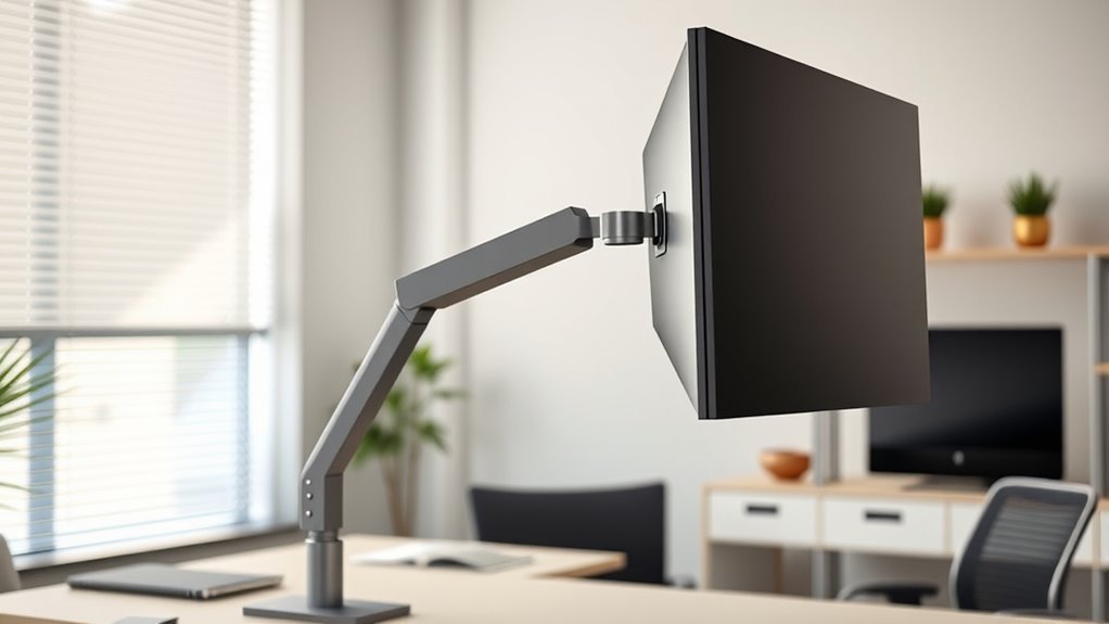 proper monitor tilt adjustment