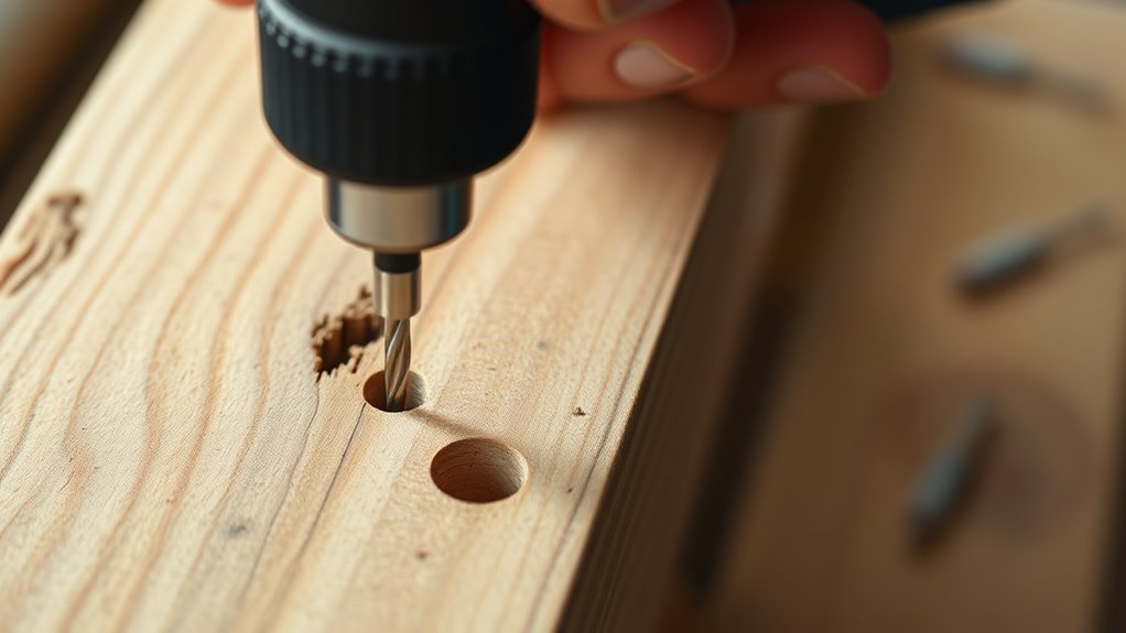 proper tools ensure precise drilling