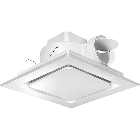 Quiet 10 Bathroom Exhaust Fan 110 CFM Duct Compatible