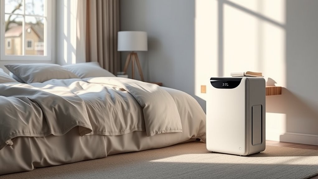 quiet portable humidity control