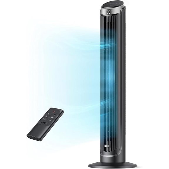 Dreo Tower Fan with Remote 5 Speeds Quiet Mode