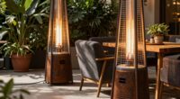radiant outdoor heater warmth