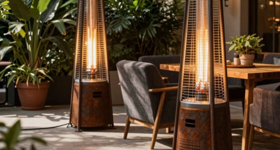 radiant outdoor heater warmth