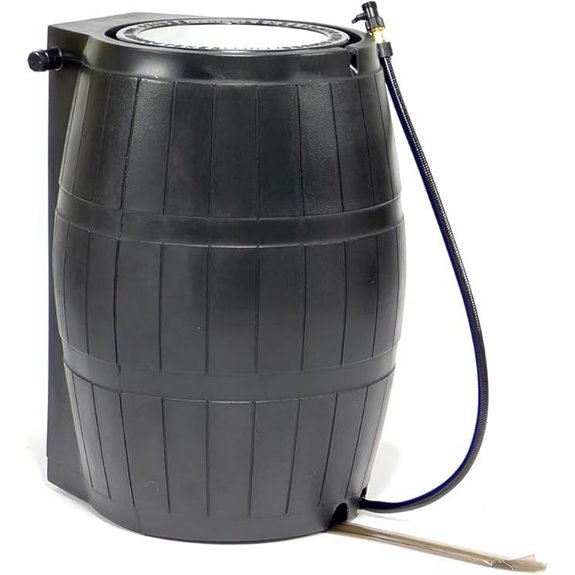 FCMP Raincatcher 4000 Rain Barrel with Spigots