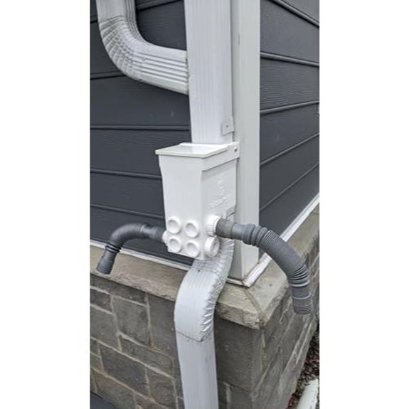 Downspout Diverter for Rainwater Harvesting and Collection