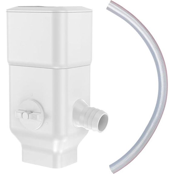 Downspout Diverter for Rainwater Collection System