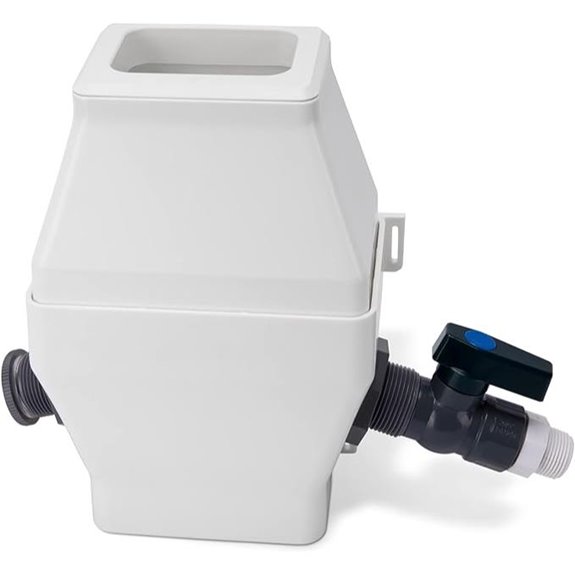Rain Barrel Diverter Kit with Filtration and Spigot