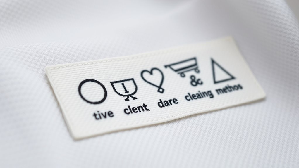 recognize symbols protect fabrics