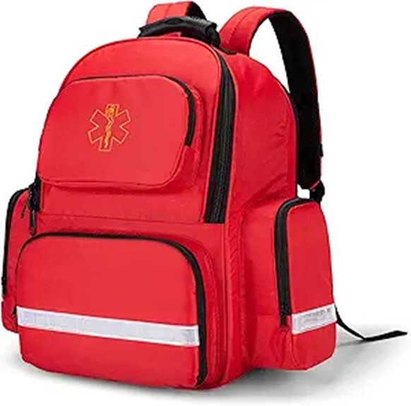 Trunab Emergency Medical Trauma Backpack (Red)