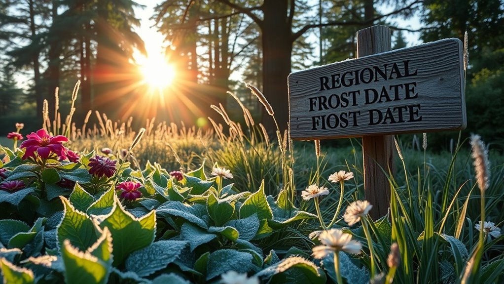 regional frost date variations