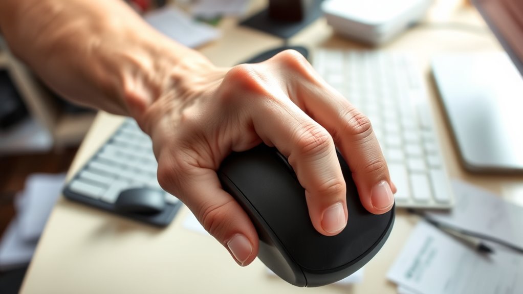 relaxed grip proper positioning