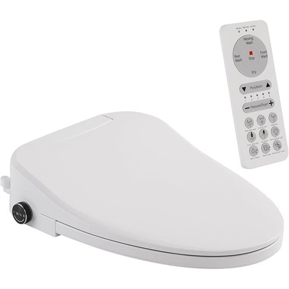 Smart Bidet Toilet Seat with Remote and Warm Features