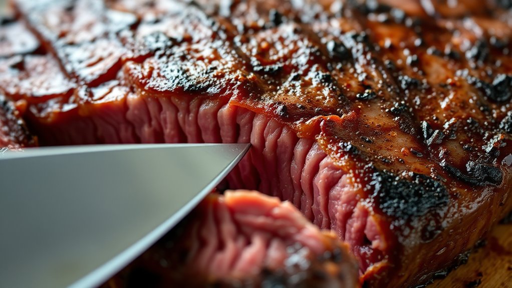 resting enhances appearance and slicing