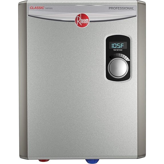 Rheem 18kW 240V Tankless Electric Water Heater Gray