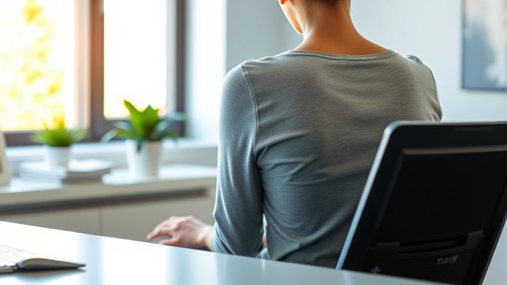 rigid posture causes discomfort