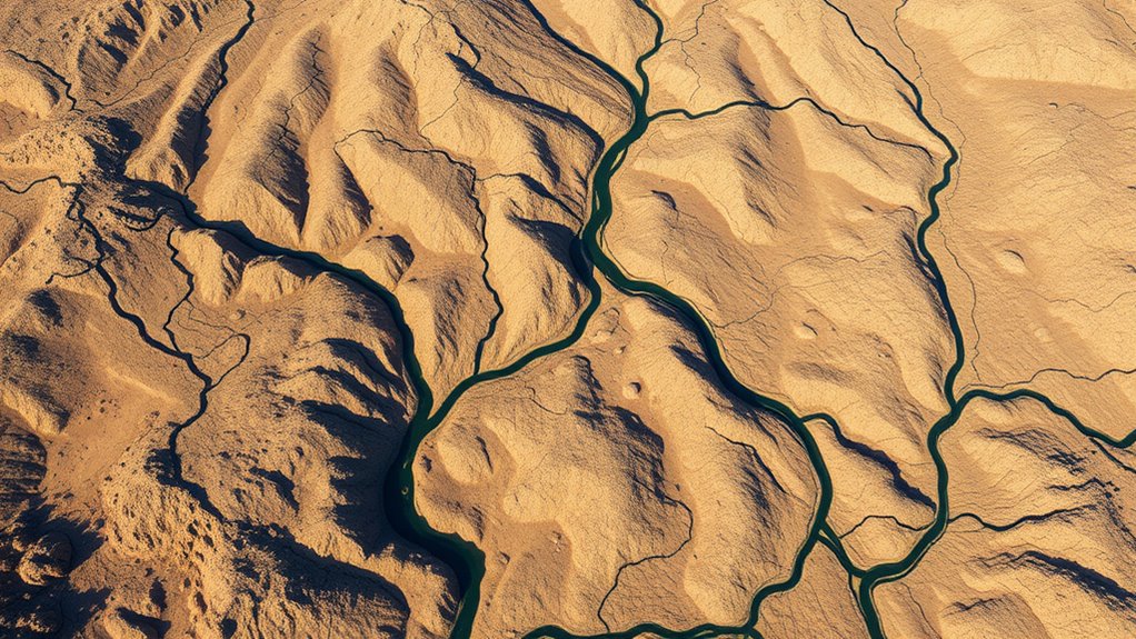 river formation and landscape interaction