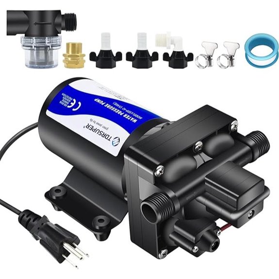 Water Pressure Booster Pump 75PSI for RV/Home