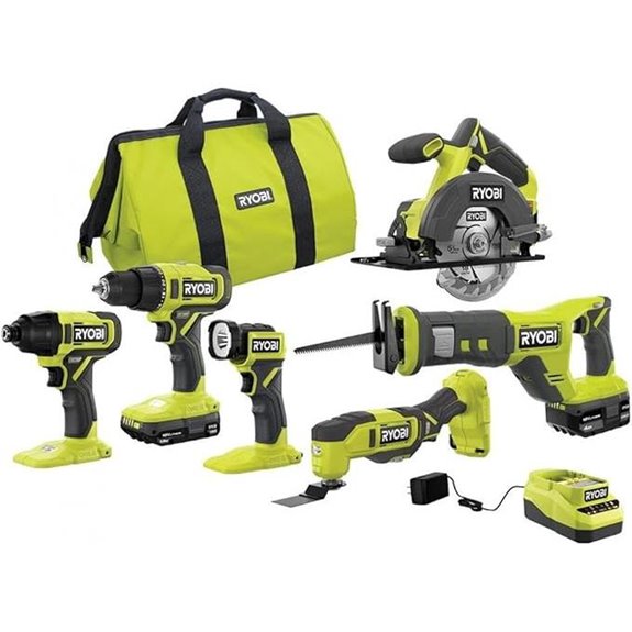 RYOBI ONE+ 18V 6-Tool Cordless Combo Kit