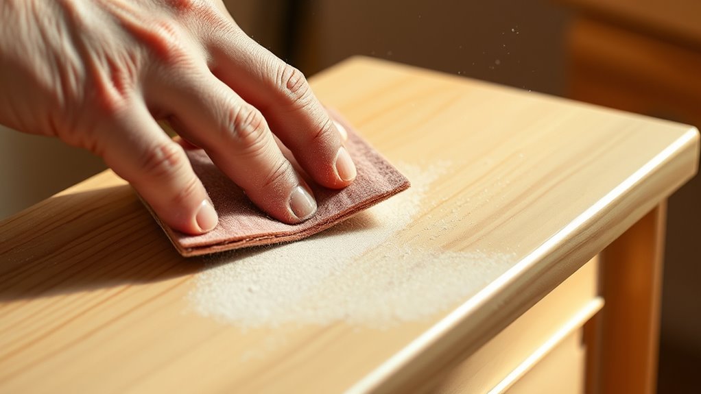 sand after complete curing