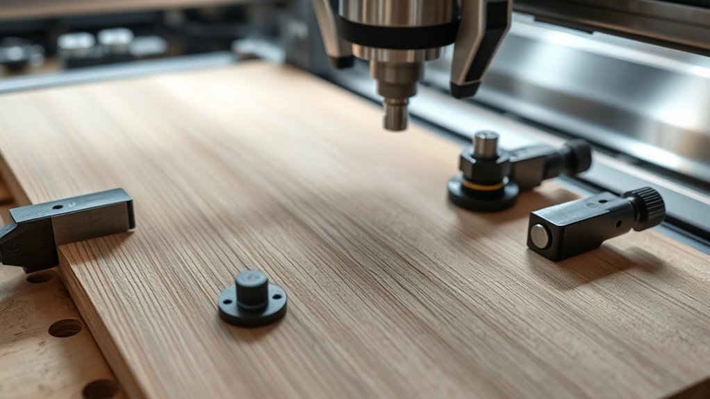 secure fixtures ensure precision