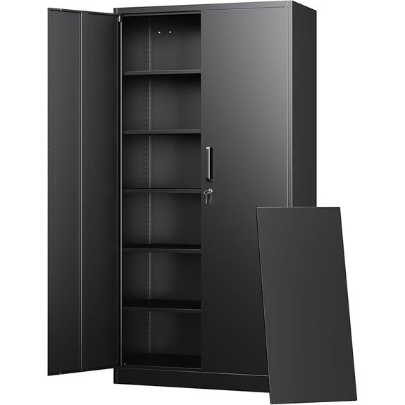 Letaya Metal Storage Cabinets with Locking Doors