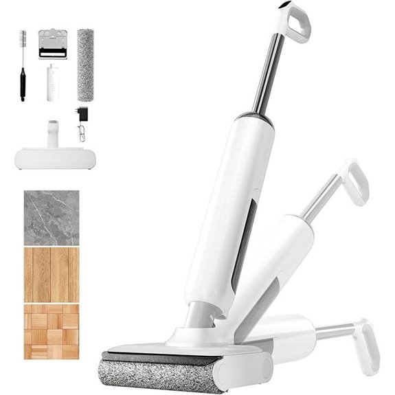 Wet Dry Vacuum with Self-Cleaning and Edge Cleaning