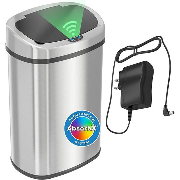 SensorCan 50L Motion Sensor Trash Can with Odor Filter