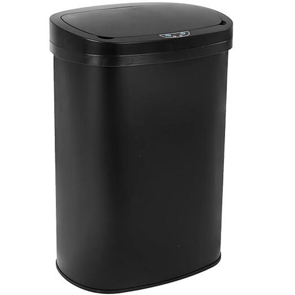 Sensor-Activated Stainless Steel Trash Can 13 Gallon