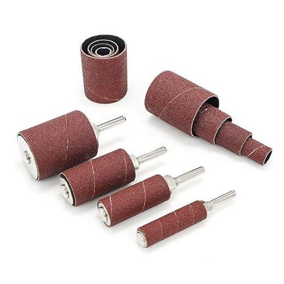 Sanding Drums & Sleeves Set for Drills (16pcs)