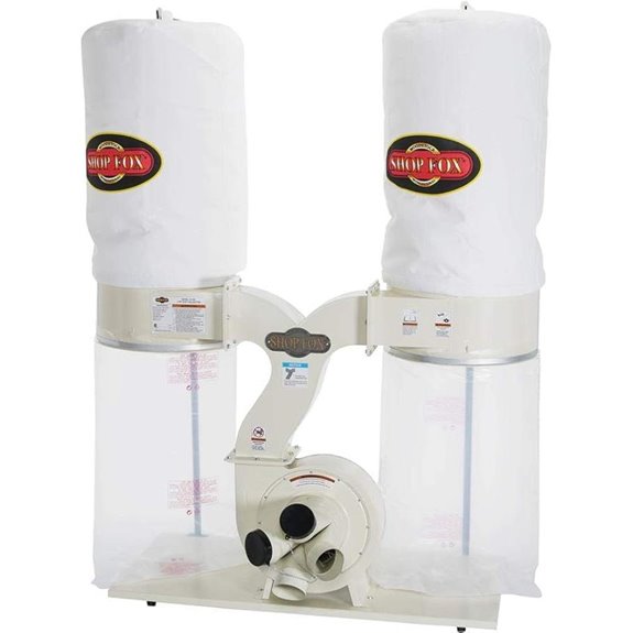 SHOP FOX W1687 3-Horsepower 2,800 CFM Dust Collector