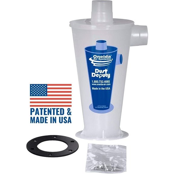 Dust Deputy DIY Cyclone Separator for Shop Vacuums