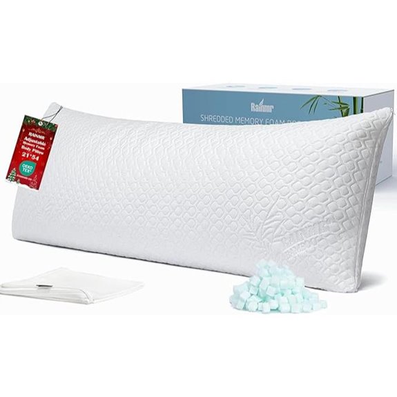Shredded Memory Foam Full Body Pillow