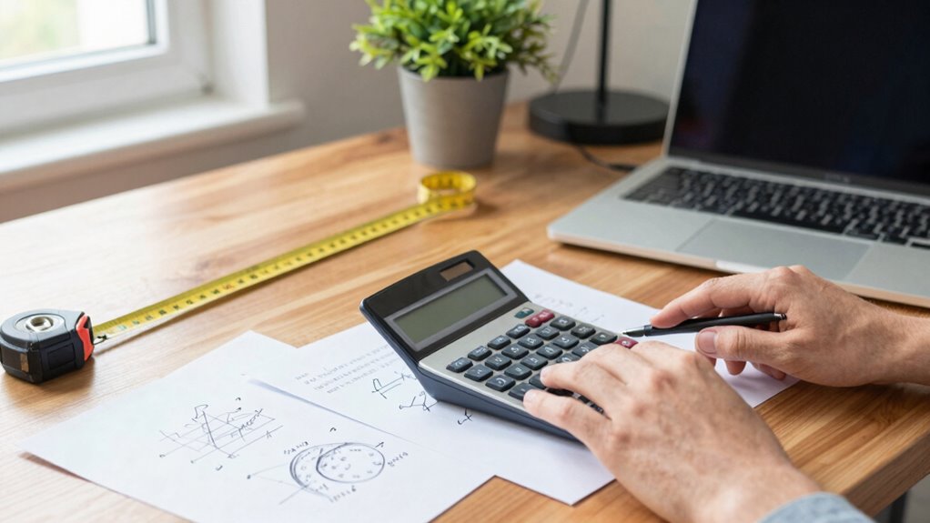 simple desk height calculation