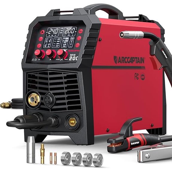 ARCCAPTAIN 6-in-1 MIG/Stick/TIG Welding Machine