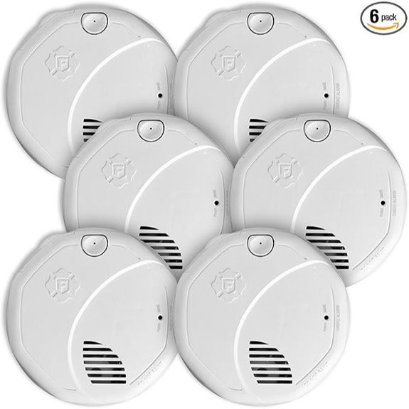 First Alert Hardwire Dual Sensor Smoke Alarm (6-Pack)
