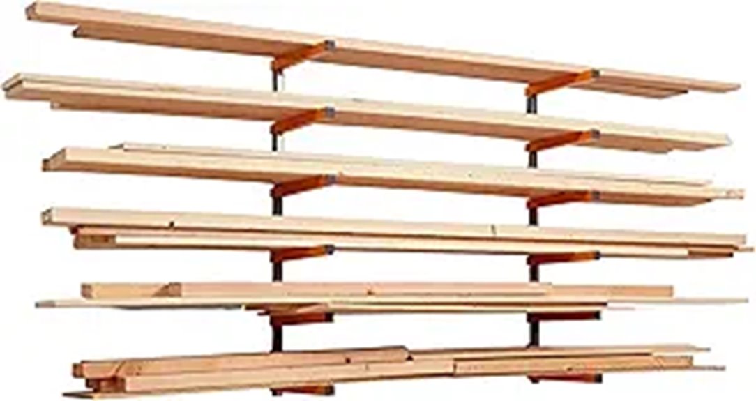 Ora Wood Organizer with 6-Level Wall Storage
