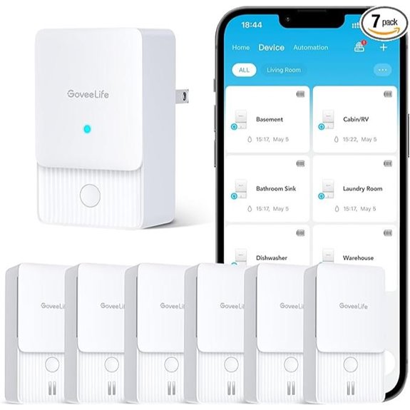GoveeLife Smart Water Leak Detector 6-Pack