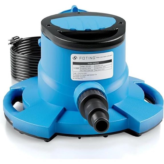 FOTING 1/3HP Pool Cover Pump with Accessories