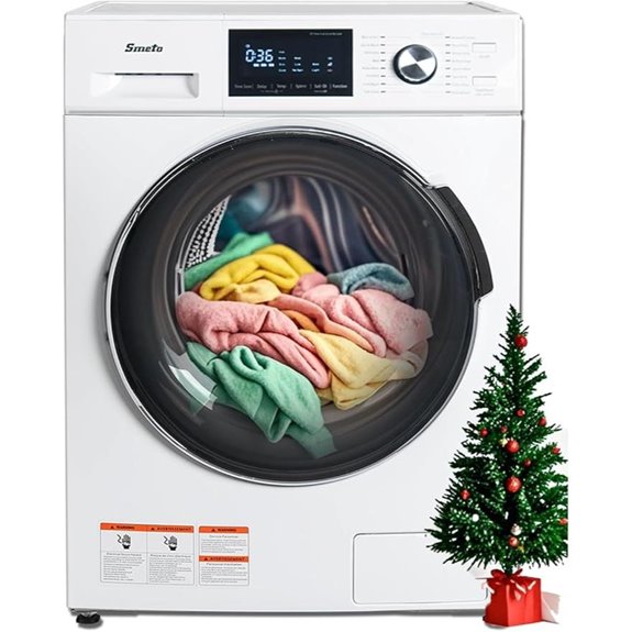 Compact Front Load Washer 2.8 cu ft Space Saving