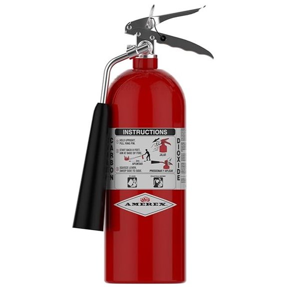 Amerex 5lb CO2 Fire Extinguisher with Wall Hanger