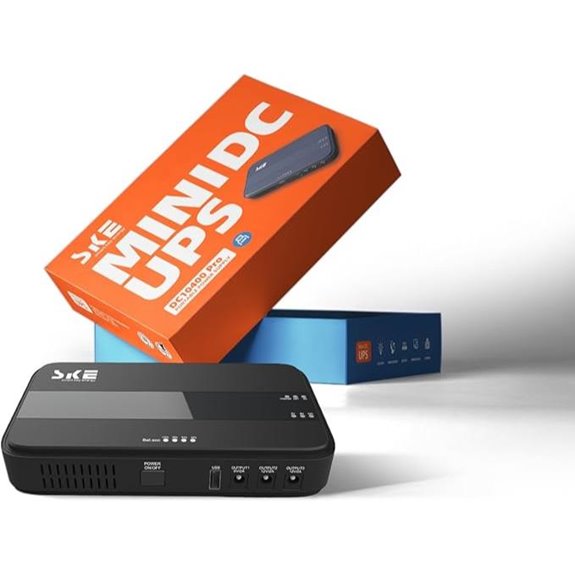 Mini UPS Battery Backup 10400mAh for Home Devices