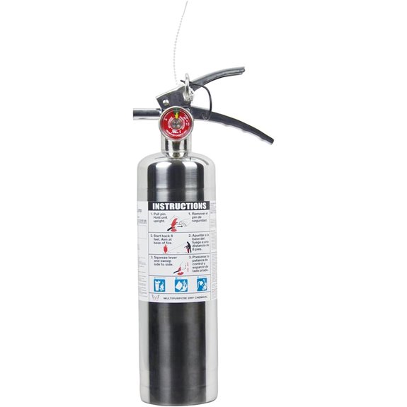 Victory 2.5lb Stainless Steel Fire Extinguisher