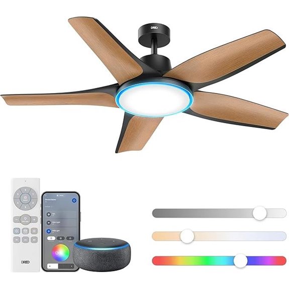 Dreo Smart Ceiling Fan with Lights and Alexa