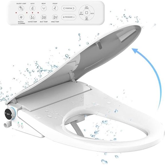 iliD Smart Max Bidet Toilet Seat with 4 Cleaning Modes