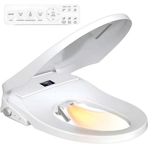 Electric Smart Bidet Toilet Seat with Remote