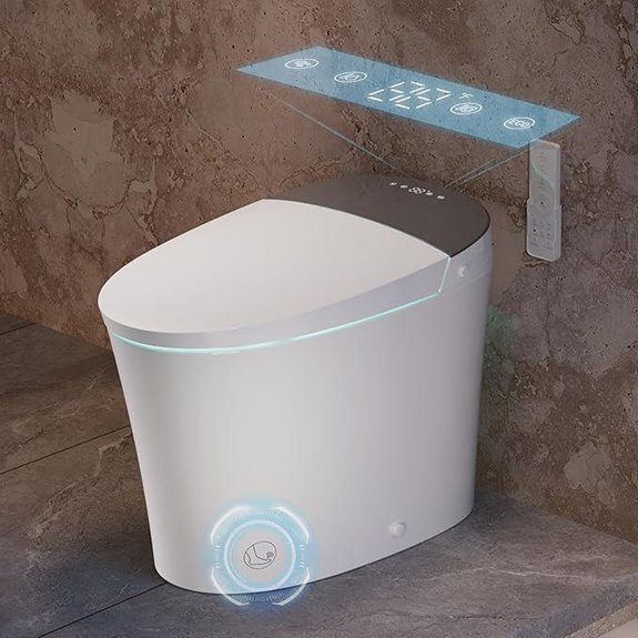 CANEST Smart Bidet Toilet with Remote & Heated Seat